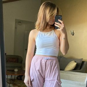 New York Crop Halter Tank